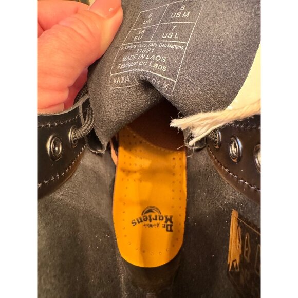 Dr. Martens Air Wair 1460 Size 7 EU 38 Black Lace Up NWOB - Picture 10 of 14